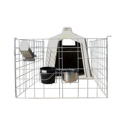 Zure Weerstandshoogte 183cm Plastic Kalfsschuilplaatsen met Gegalvaniseerde Netto