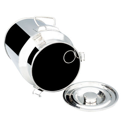 20L de Tank van de het Staalopslag van Honey Vertical Open Cover Stainless van de oliedrank/Vat Pail Milk Can