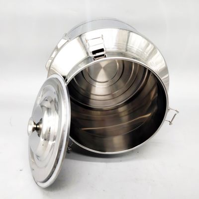 kan Verzegelde emmer 304 van 15L mini-Capaciteit Roestvrij staal 1.0mm Diktemelk