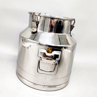 kan Verzegelde emmer 304 van 15L mini-Capaciteit Roestvrij staal 1.0mm Diktemelk