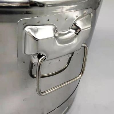 25L het Roestvrije staalvat van koffiejuice container wine store portable voor Melkvervoer