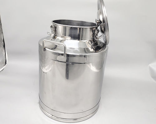 40L draagbare de olieopslag 304 van de olietrommel Roestvrij staal 1.0mm melk kan