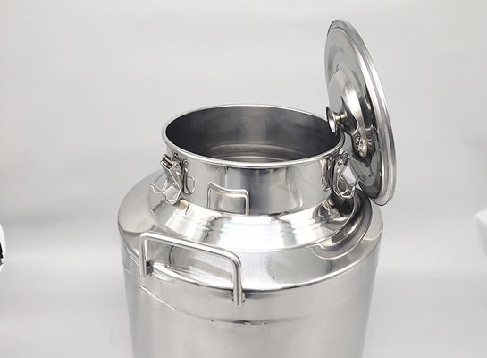 40L draagbare de olieopslag 304 van de olietrommel Roestvrij staal 1.0mm melk kan