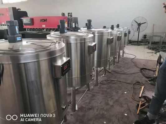 500L geen het pasteurisatieapparaatmachine van het Roestroestvrije staal met Geavanceerde Technologie