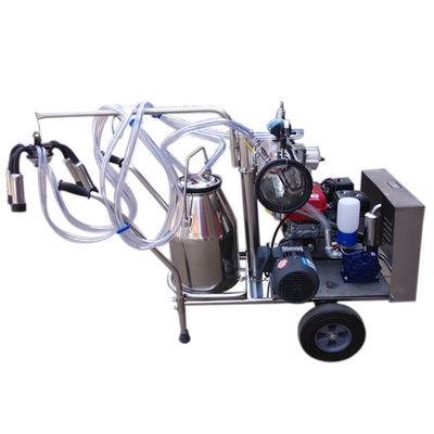 De hand stelde Elektrische Mobiele Melkende Eenheid met Roterende Vane Vacuum Pump in werking