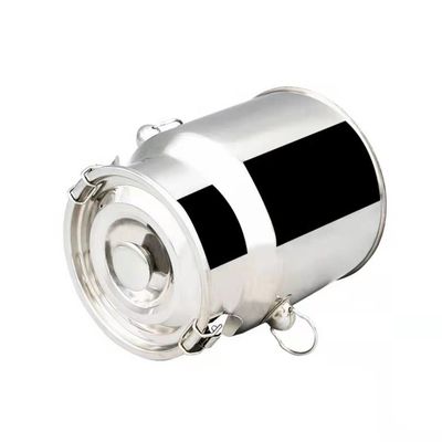 SS201 de Emmer van het 5 Literroestvrije staal met Deksel 0.8mm Dikte