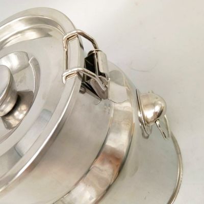 SS201 de Emmer van het 5 Literroestvrije staal met Deksel 0.8mm Dikte