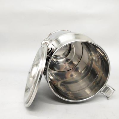 De super dik 0.8mm Roestvrij staalmelk kan Kleine 8L Verzegelde Opslag