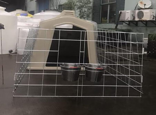 Zure Weerstandshoogte 183cm Plastic Kalfsschuilplaatsen met Gegalvaniseerde Netto