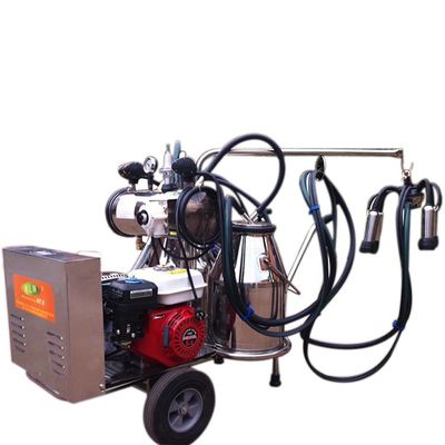 220L/Min Portable Milking Machine Two-Emmer Elektrisch voor Geit
