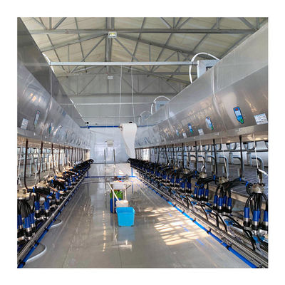 11kw vacuüm Parallelle de Woonkamer Melkende Systemen van 3800L 128 Koeien per Uren