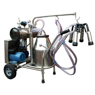 Mobile 12koeien/Uur de Draagbare het Melken Macht 1.1KW van de Machinevacuümpomp