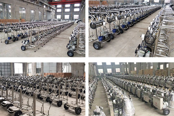25L Elektrische Melkende Machine van de emmer de Draagbare Melkende Machine 180V voor Geiten