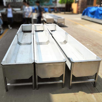 Dierlijke het Drinken van 220V 50HZ Trog 3500*380*250mm de Trog van het Roestvrij staalvee