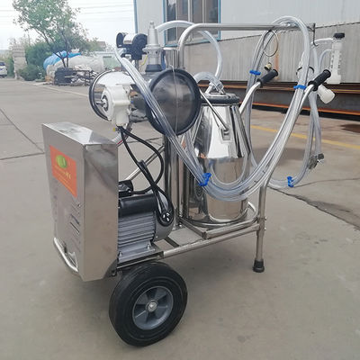 2 emmers 220L/Min Cow Farm Milk Machine 24 Koeien per Uur