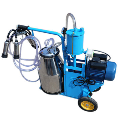 50kpa 64 slaat Min Cow Milking Machine Mobile-Zuigertype