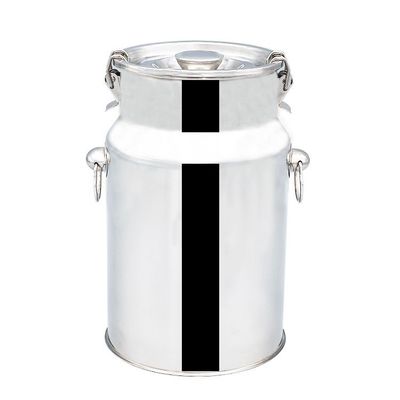 De Melk van pakketcustomrized Logo Silver 10L SS kan roestvrij staal container melken