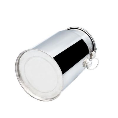 De Melk van pakketcustomrized Logo Silver 10L SS kan roestvrij staal container melken