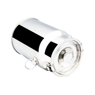 De Melk van pakketcustomrized Logo Silver 10L SS kan roestvrij staal container melken