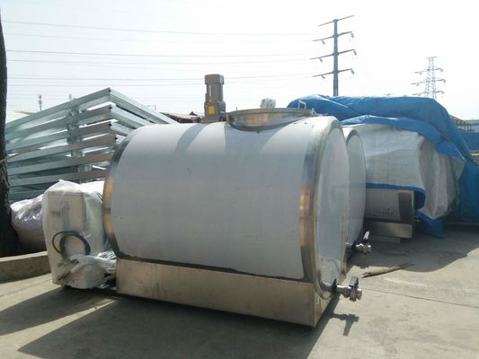 Geschikte Schoonmakende Roestvrij staalmelk het Koelen Tank met het Materiaal van de Voedselrang