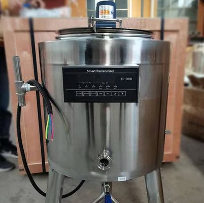 200 Liter 304 de Corrosieweerstand van het Roestvrij staalpasteurisatieapparaat