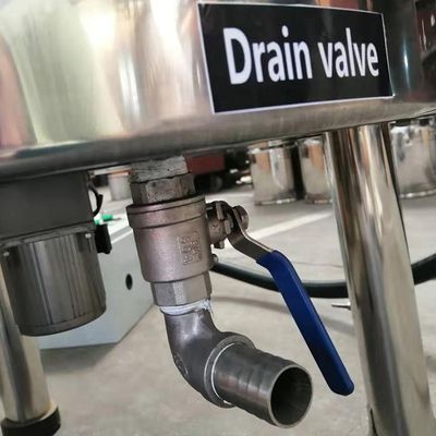 500L geen het pasteurisatieapparaatmachine van het Roestroestvrije staal met Geavanceerde Technologie