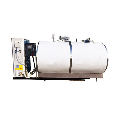 Van de de Machinerauwe melk van de zuivelinstallatieverwerking Koeltank2000l Horizontaal Type