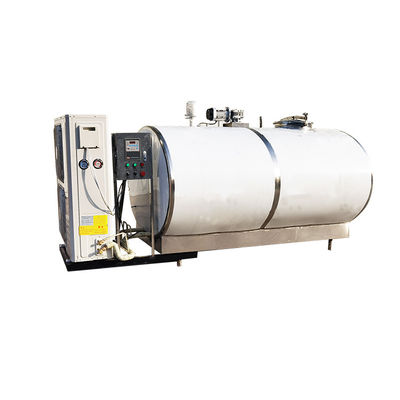 Het koelen Opslaand Melk het Koelen Horizontale Tank 304ss 2000 Liter